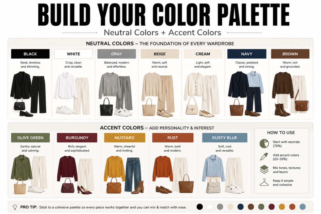 Build Your Color Palette – Capsule Wardrobe Color Guide
